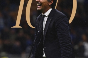 爱游戏-国米社媒祝贺小因扎吉：执教蓝黑军团150场意甲，斩获100胜